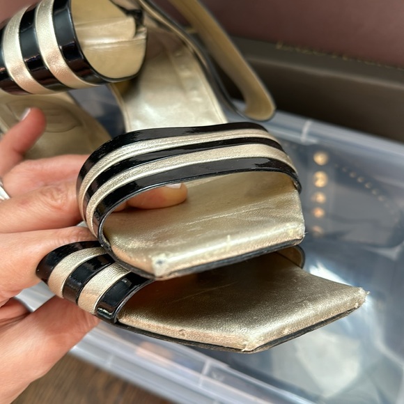 ROGER VIVIER Bayadere Wedge Sandals Size 39 - Picture 13 of 13